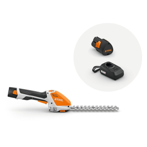 Rifinitore STIHL HSA26 leggero e compatto completo di batteria AS2 e caricatore AL1